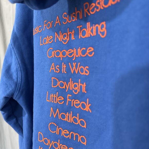 Harry Styles Love On Tour House Hoodie Blue‎ 2022 Austin Concert Unisex Medium - Picture 6 of 13